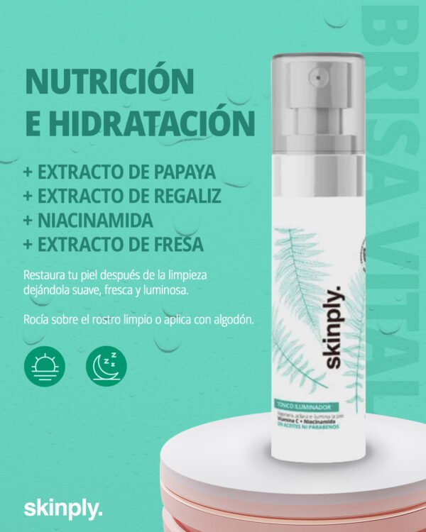 Tónico Refrescante con Extracto de Frutas y Vitamina C