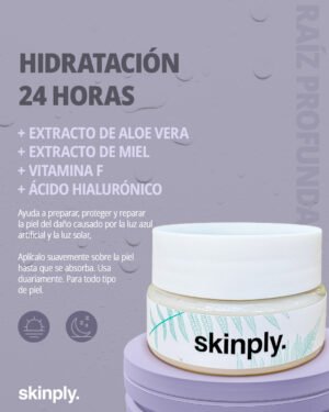 Crema Hidratante con Vitaminas + Protección Luz Azul